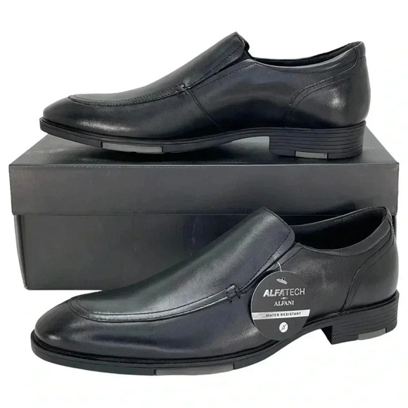 Alfani Wayde Black Leather Men's Loafers Size 7.5M - Picture 14 of 16